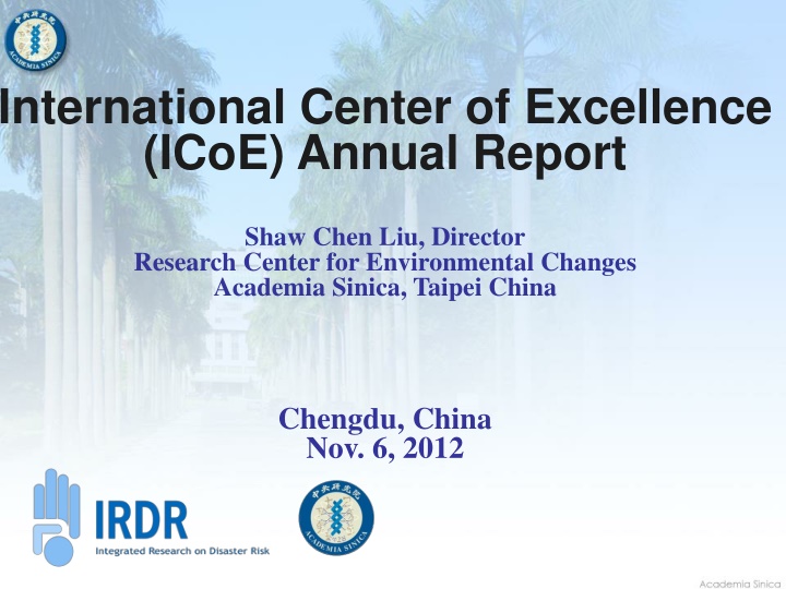 international center of excellence icoe annual