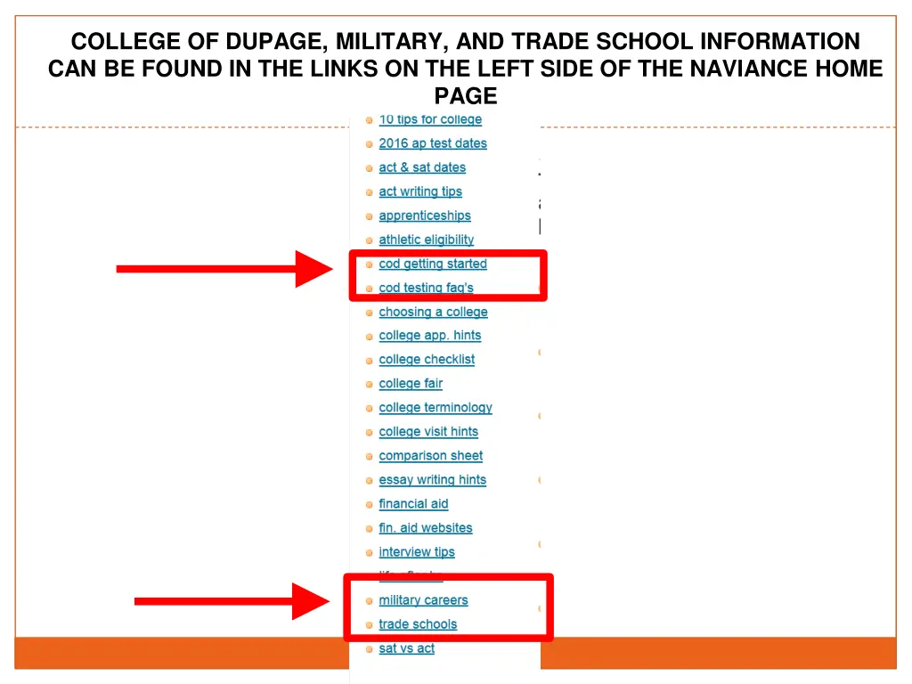 college of dupage military and trade school