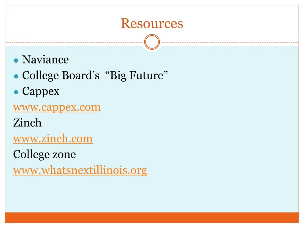 resources