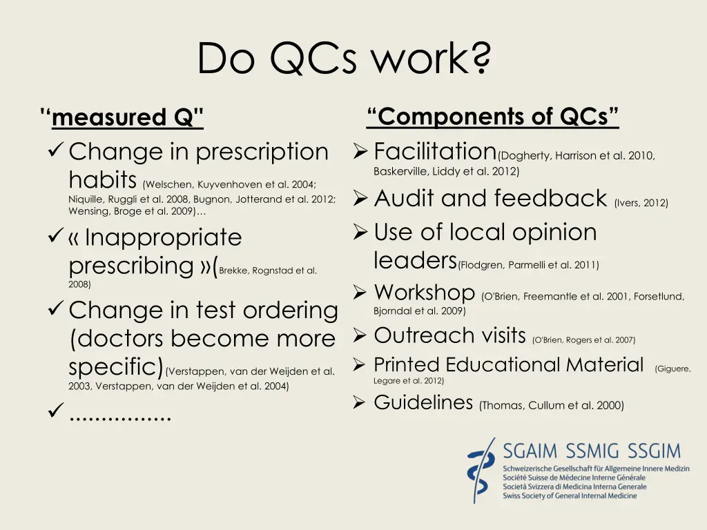 do qcs work