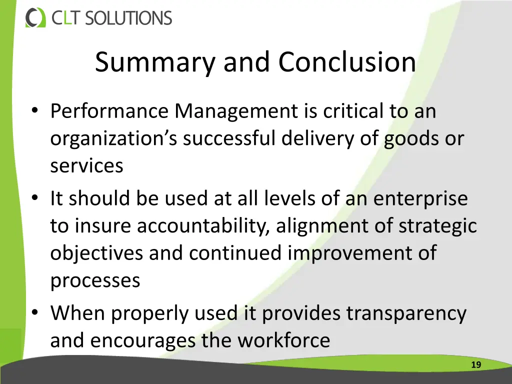 summary and conclusion