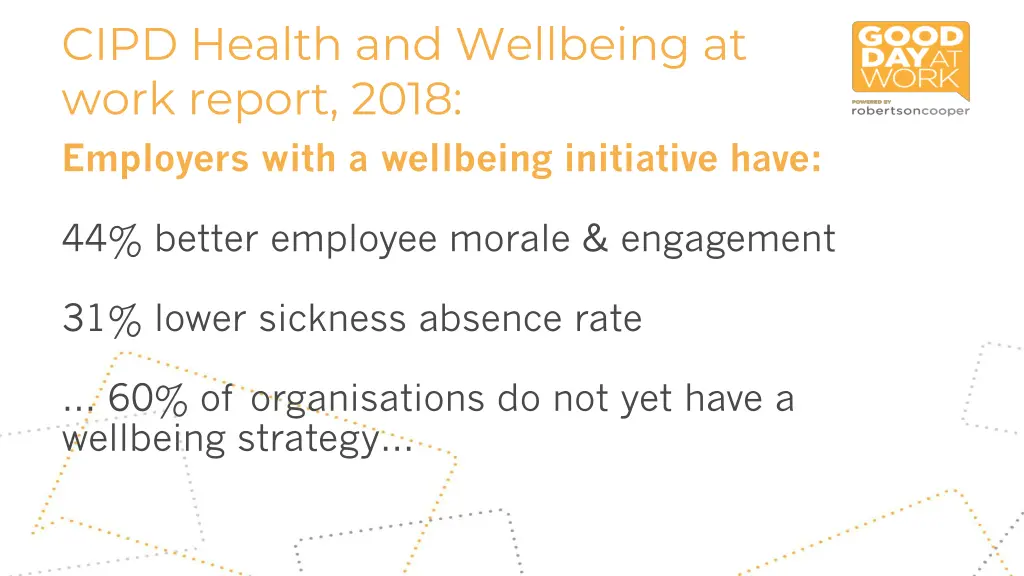 cipd health and wellbeing at work report 2018