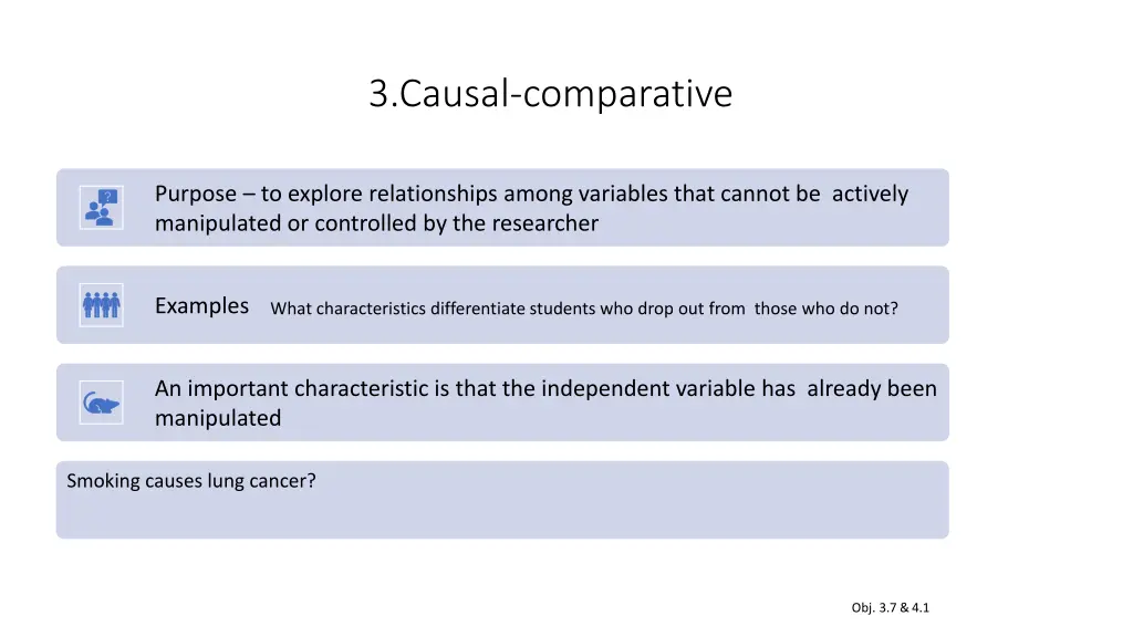 3 causal comparative