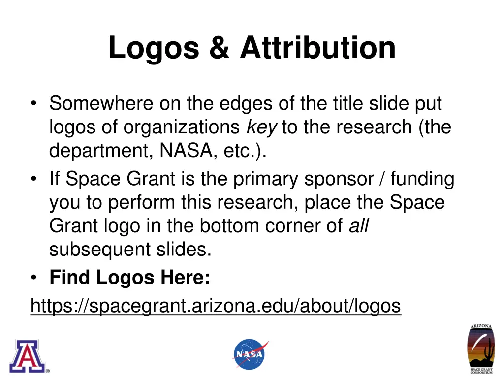 logos attribution