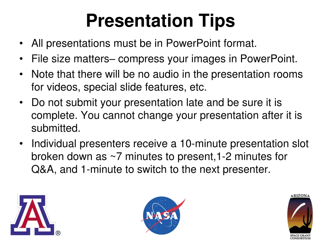 presentation tips