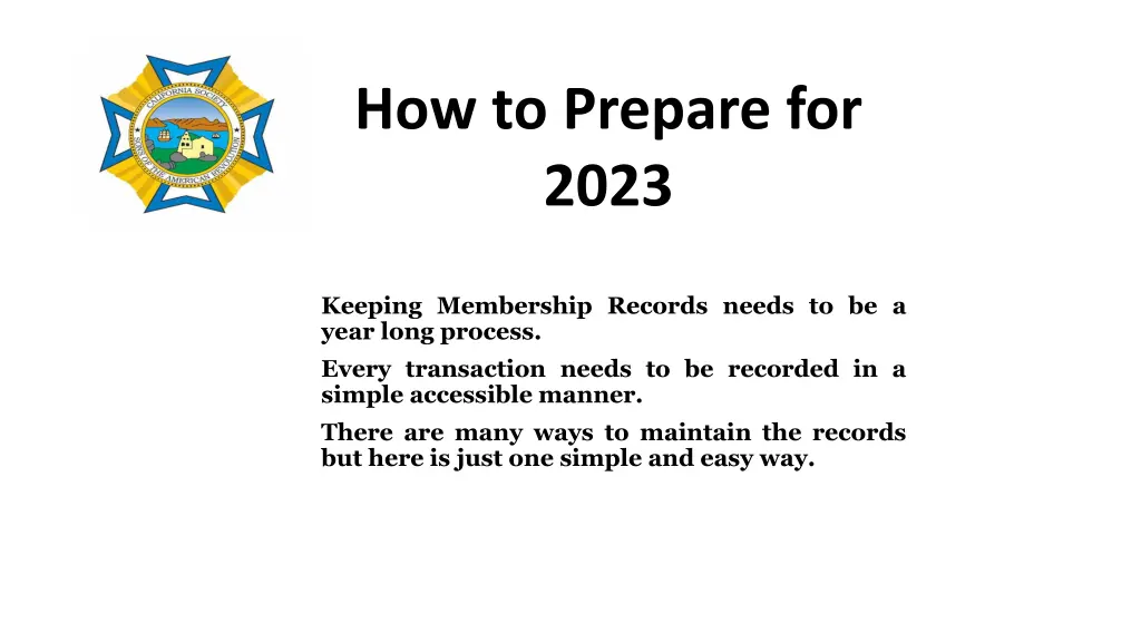how to prepare for 2023