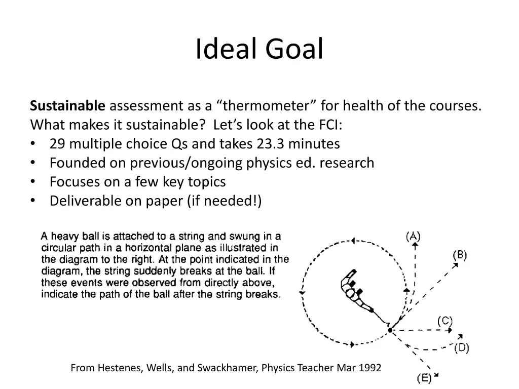 ideal goal