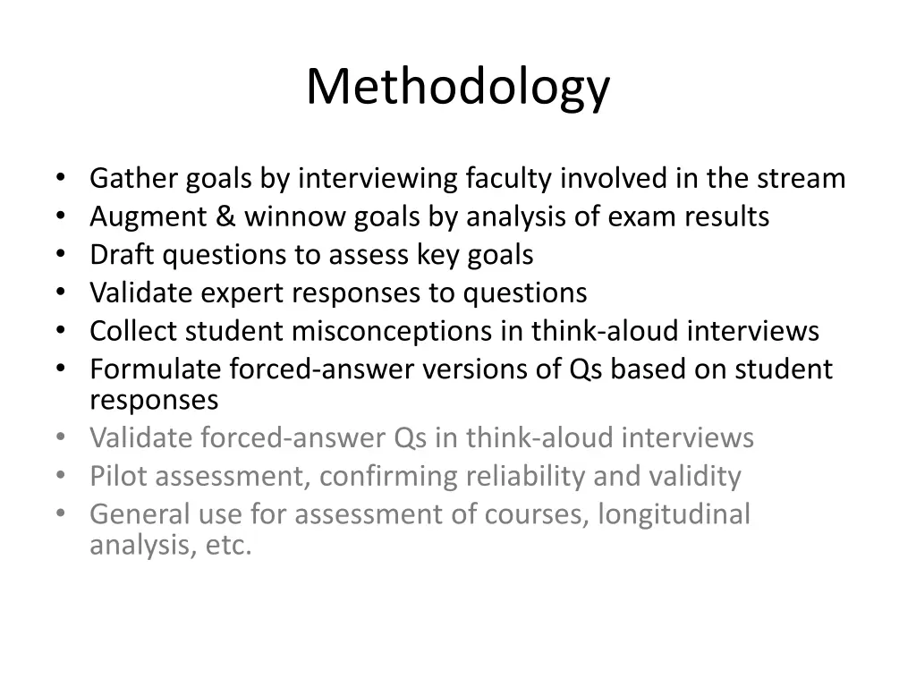 methodology