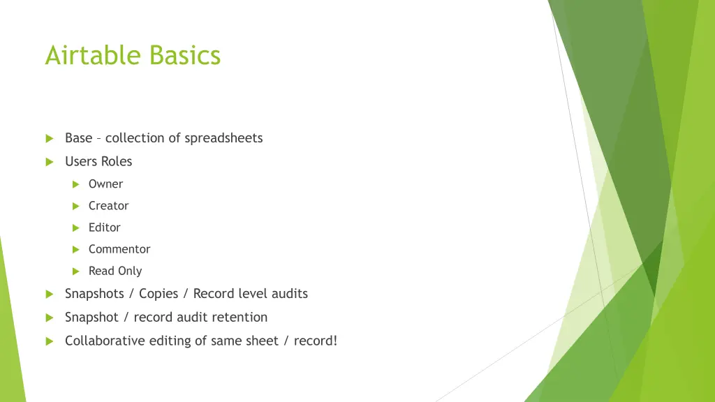 airtable basics