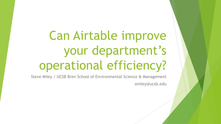 can airtable improve your department