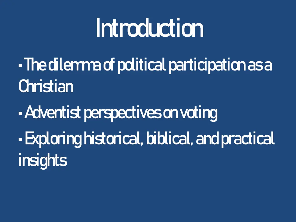 introduction