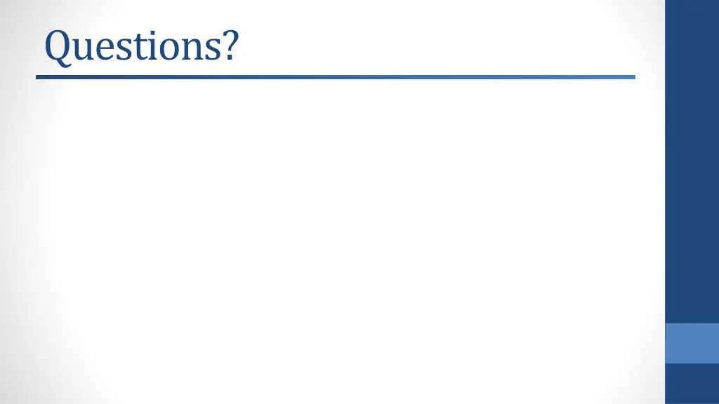 questions
