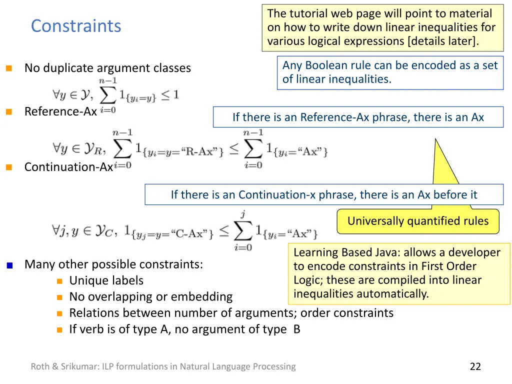 the tutorial web page will point to material