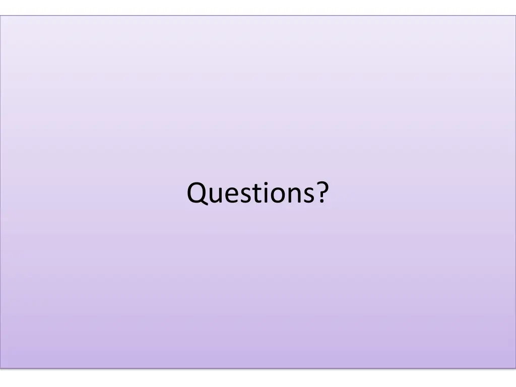 questions