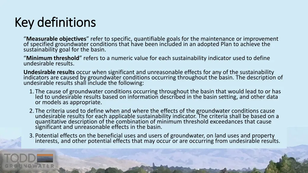 key definitions key definitions