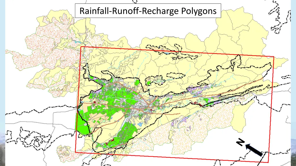 rainfall runoff recharge polygons
