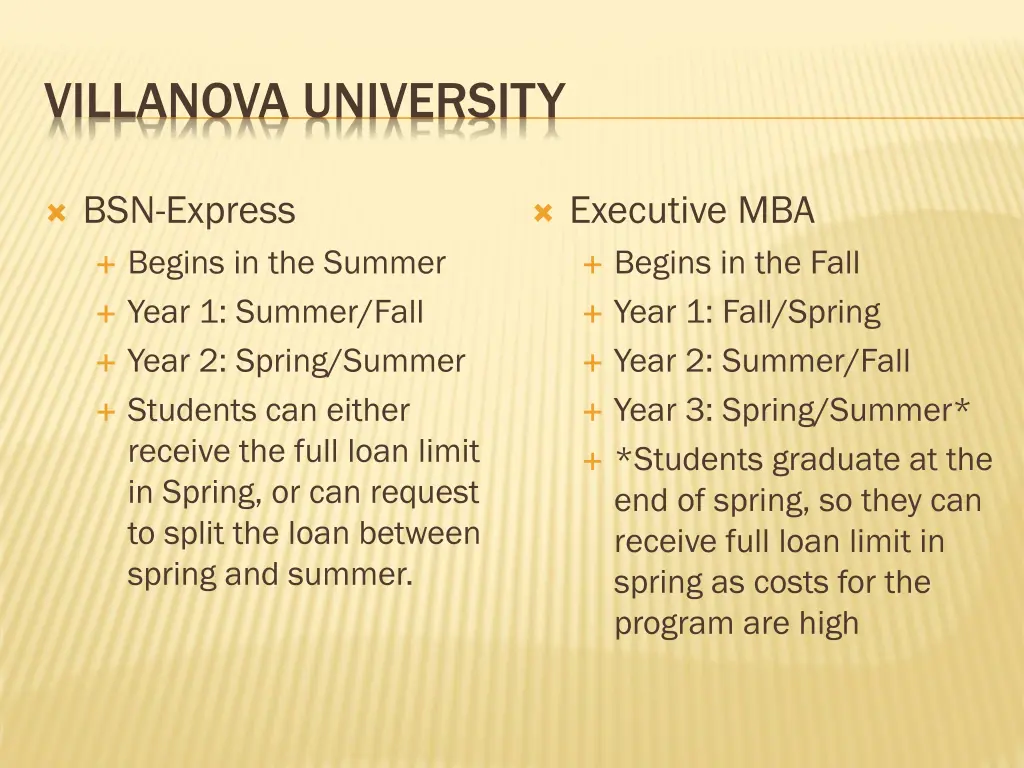 villanova university 3