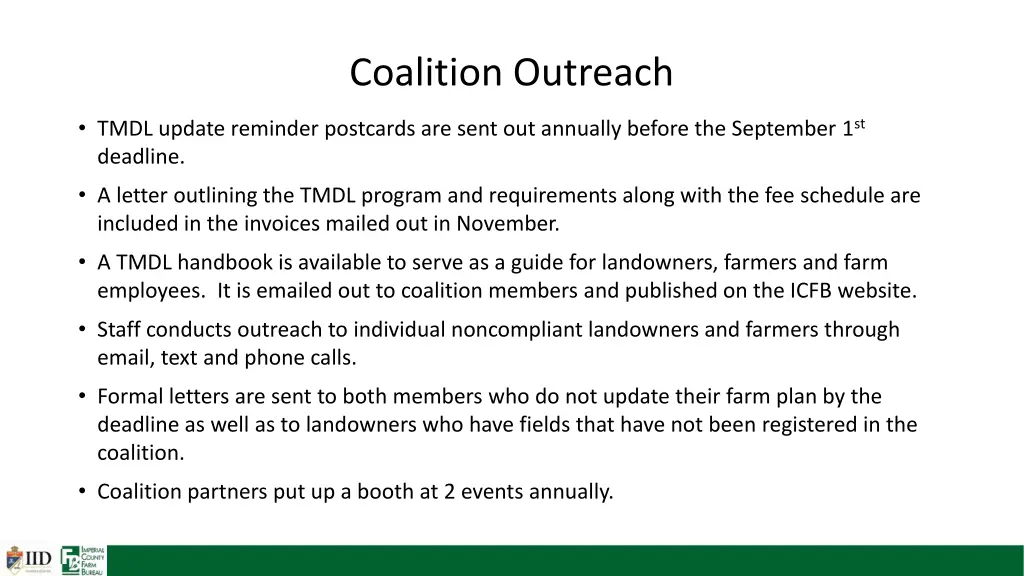 coalition outreach