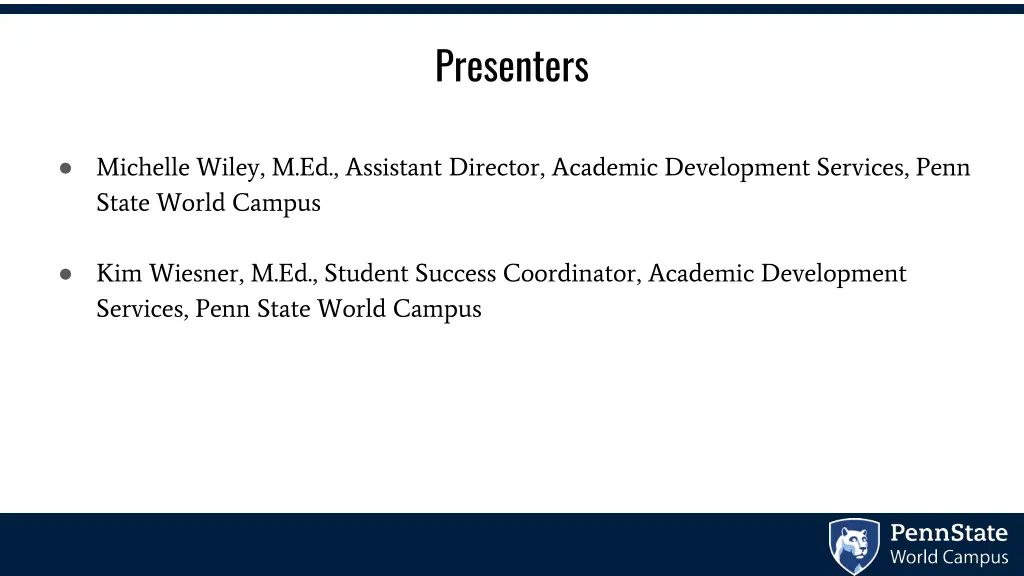 presenters