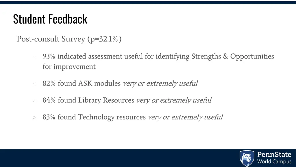 student feedback
