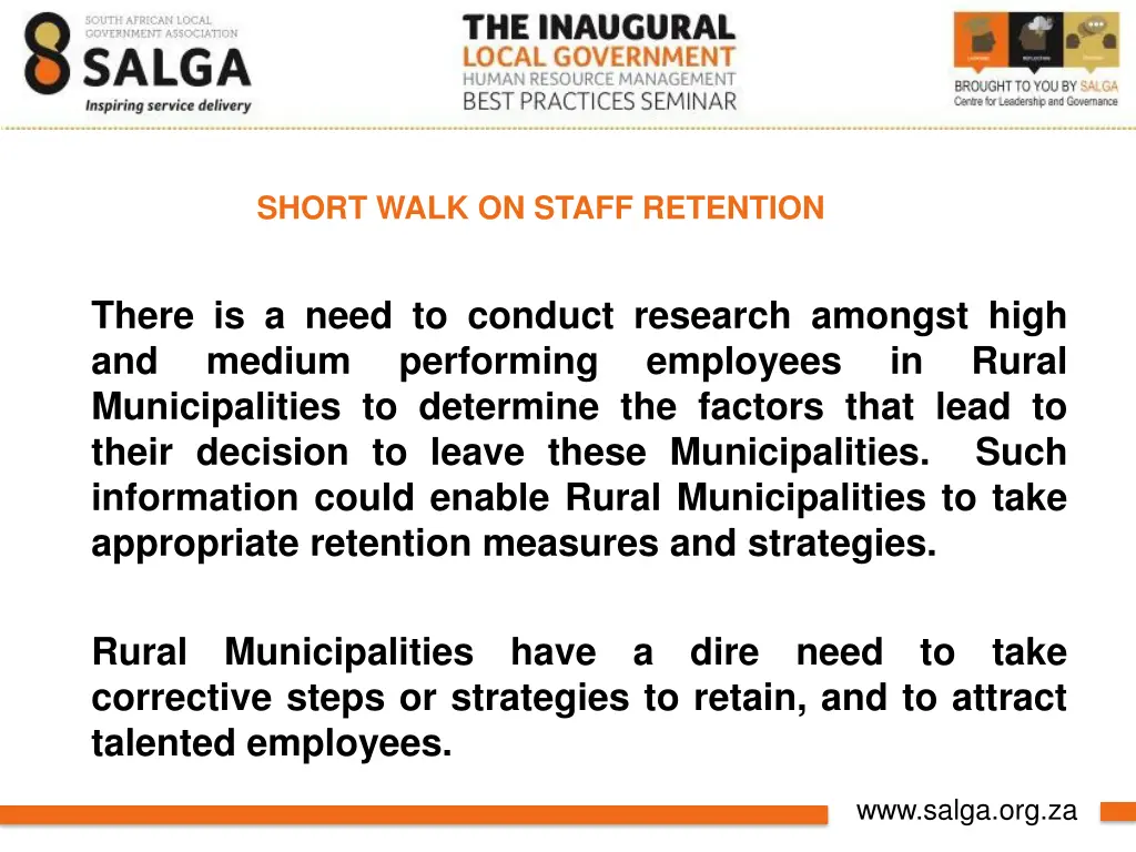 short walk on staff retention 1