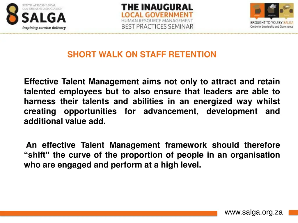 short walk on staff retention 2