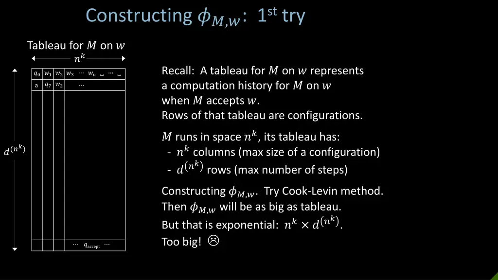 constructing 1 st try