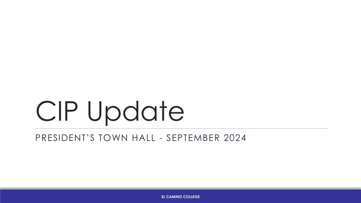 cip update