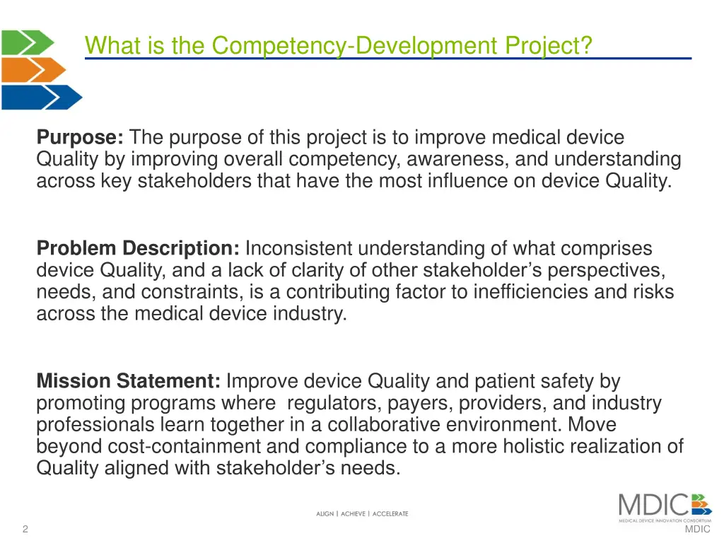 what is the competency development project