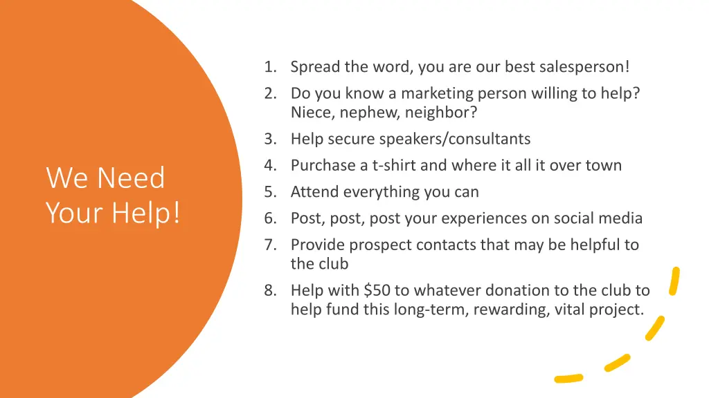 1 spread the word you are our best salesperson