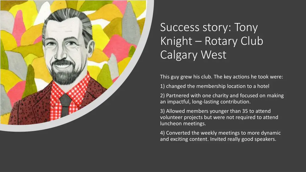 success story tony knight rotary club calgary west