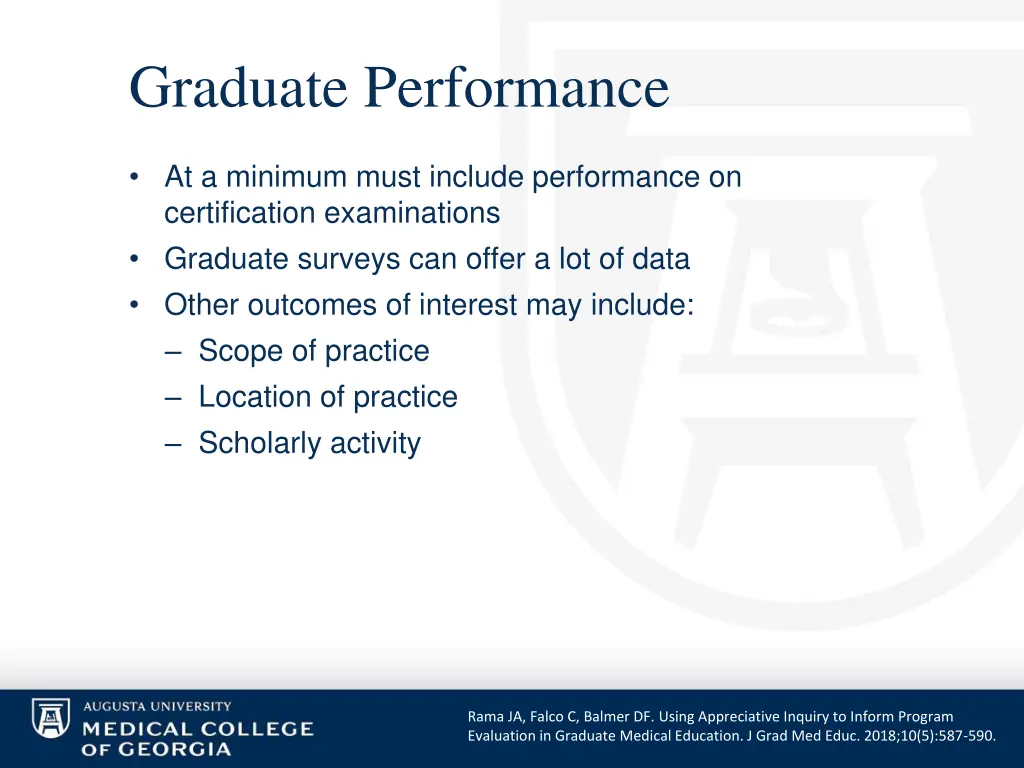 graduate performance