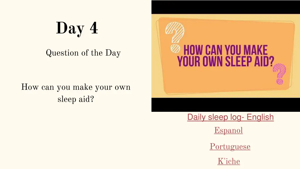 sleep on it sleep tip 4 make your own sleep aid
