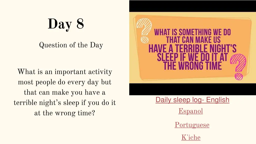 sleep on it sleep tip 8 eating at night