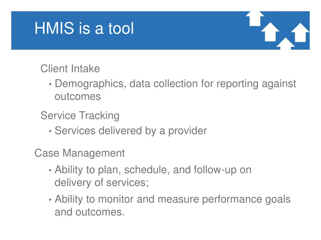 hmis is a tool