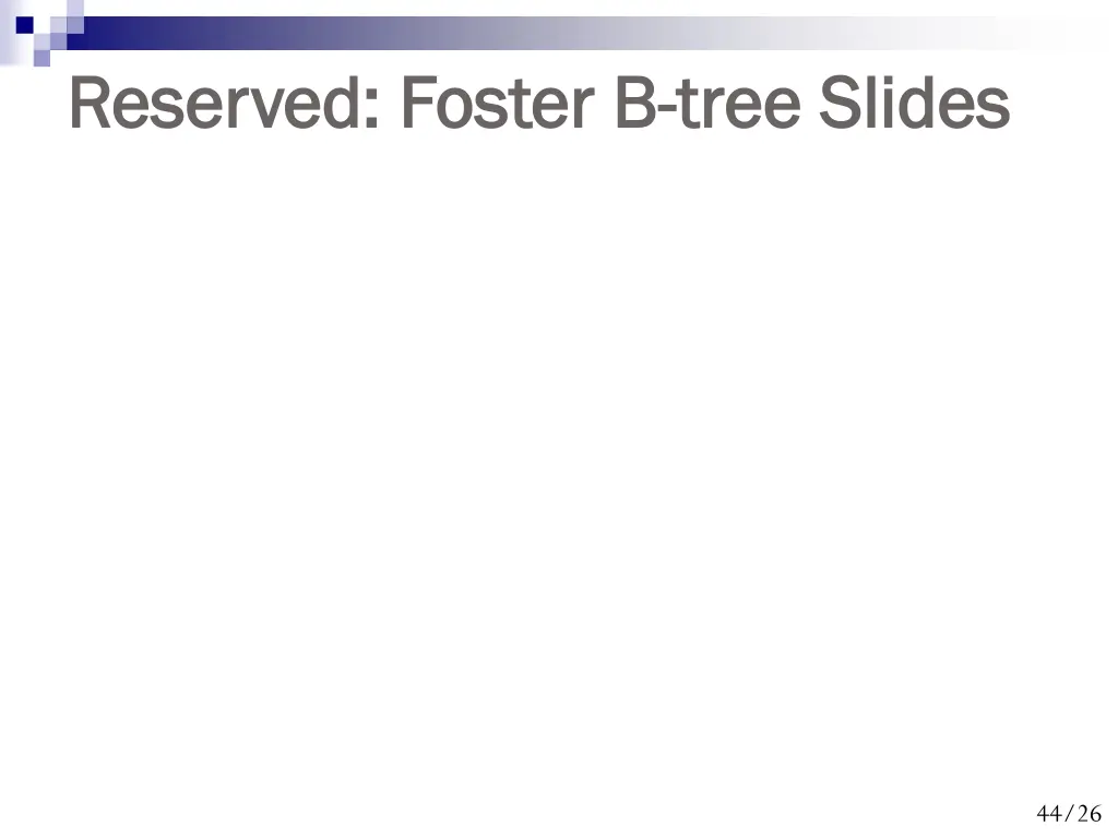 reserved foster b reserved foster b tree slides