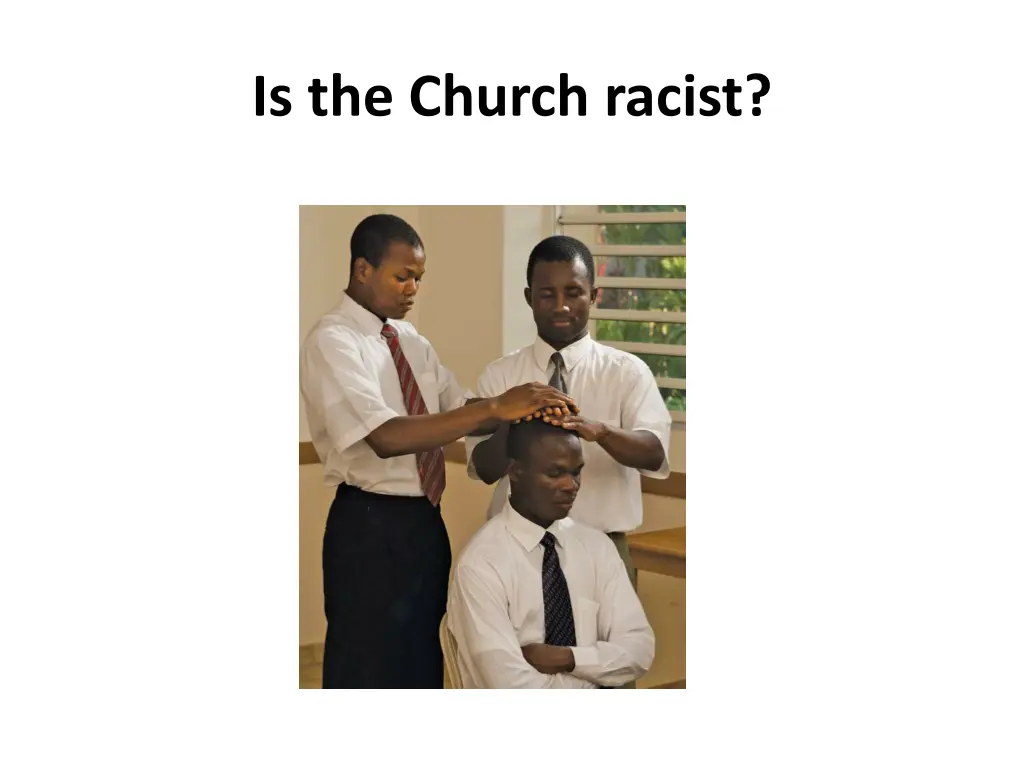 is the church racist