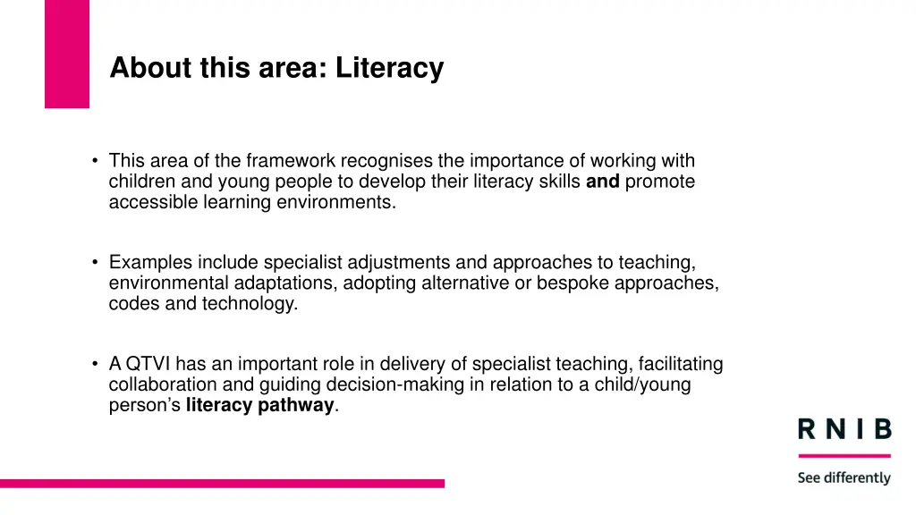about this area literacy