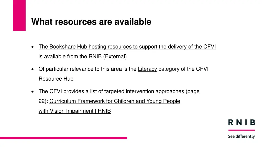 what resources are available
