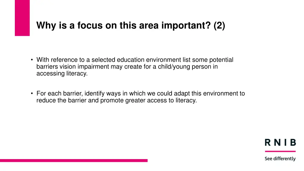 why is a focus on this area important 2