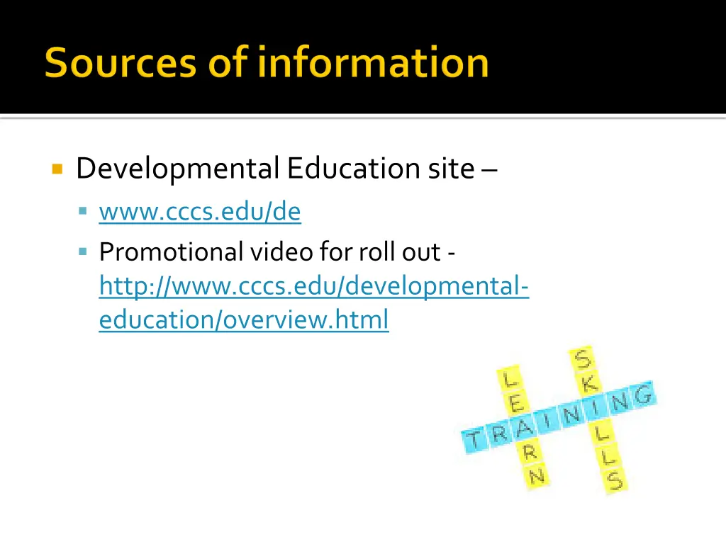 developmental education site www cccs