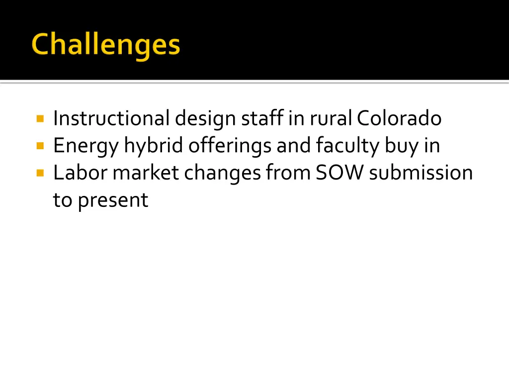 instructional design staff in rural colorado
