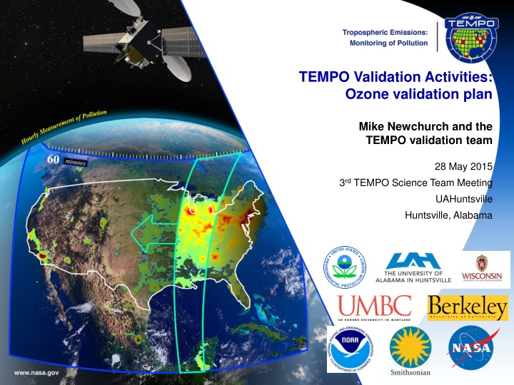 tempo validation activities ozone validation plan