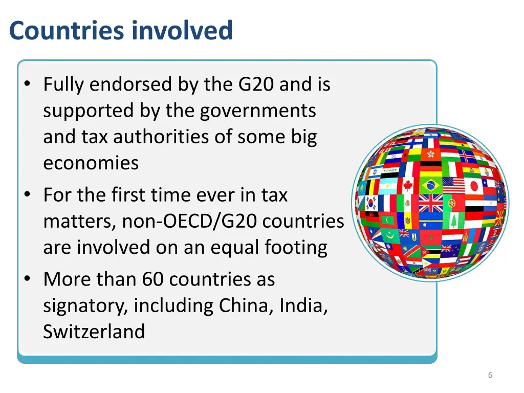 countries involved