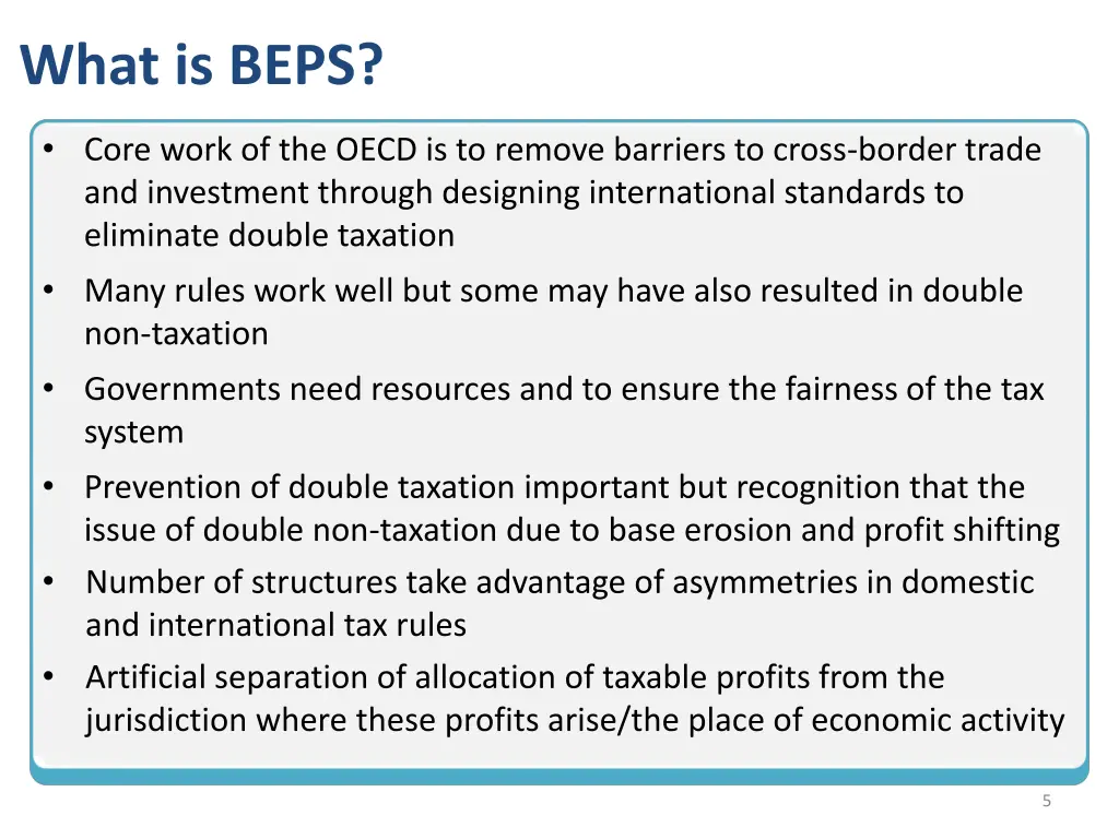 what is beps