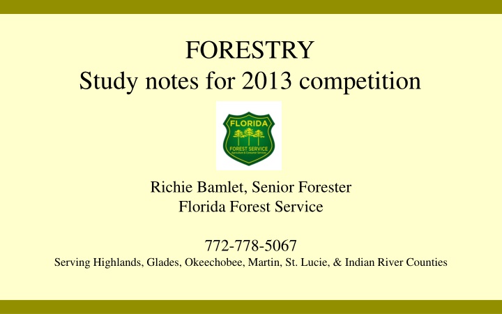 forestry