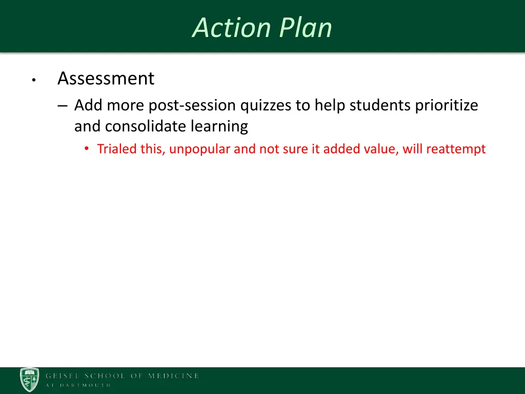 action plan