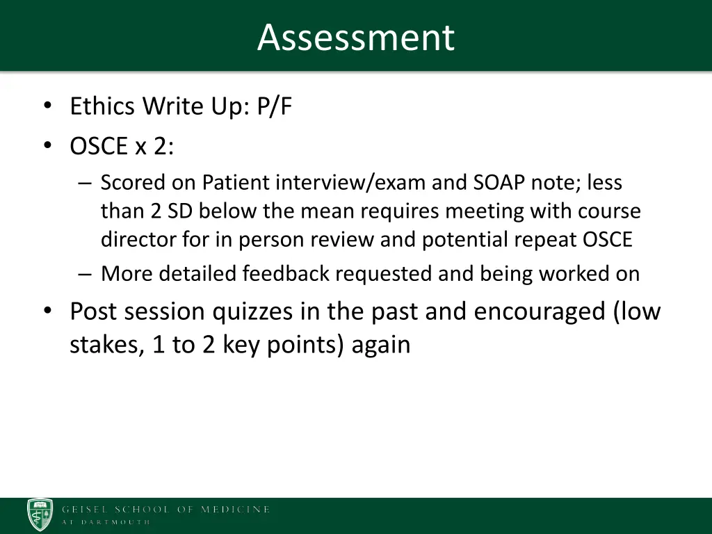 assessment