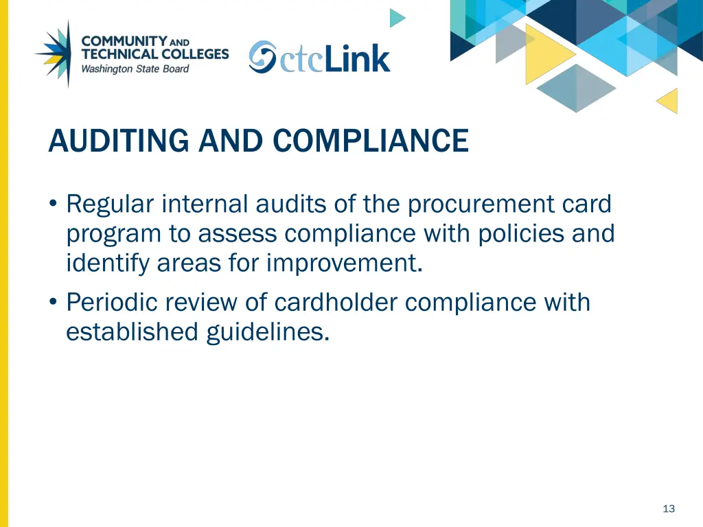auditing and compliance
