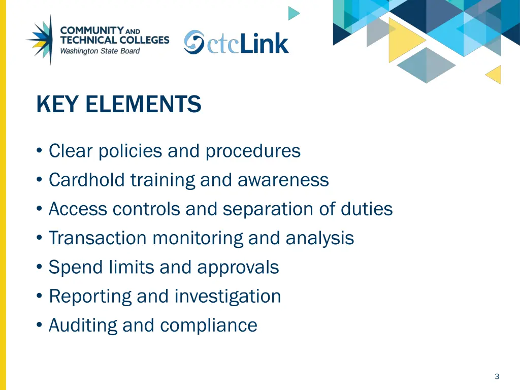key elements